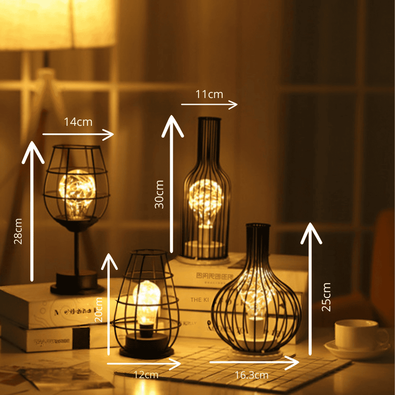 GlowPulse | Rustieke Tafellamp | Industrieel Ontwerp & Sfeerverlichting