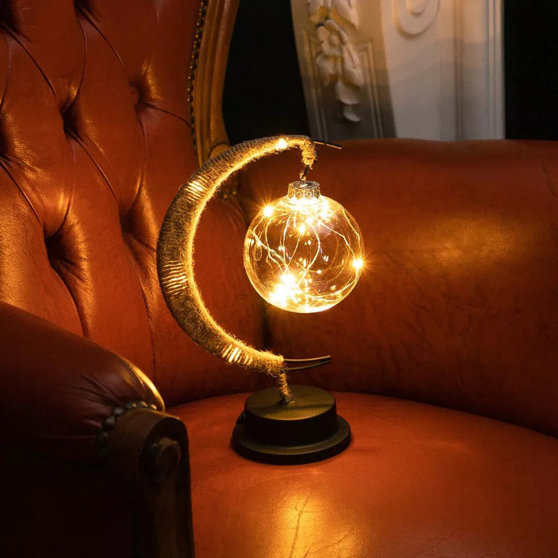 Betoverde Maanslamp – Zachte LED Maanlicht voor een Dromerige Sfeer