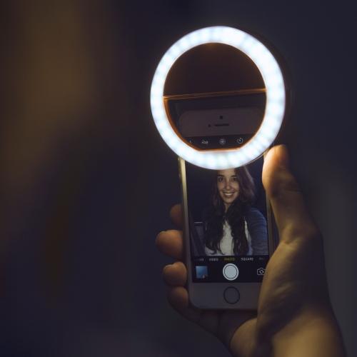 Draagbare Selfie-Ringlicht - GlowSnap