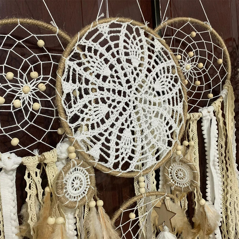 Boheemse Dromenvanger Set - Handgeweven Decoratie | 5 Stuks