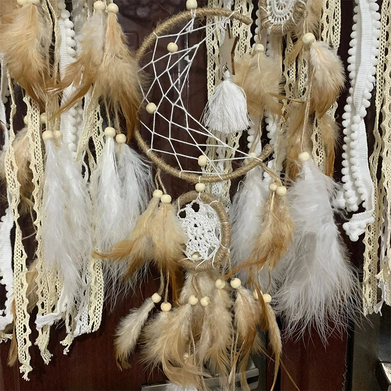 Boheemse Dromenvanger Set - Handgeweven Decoratie | 5 Stuks
