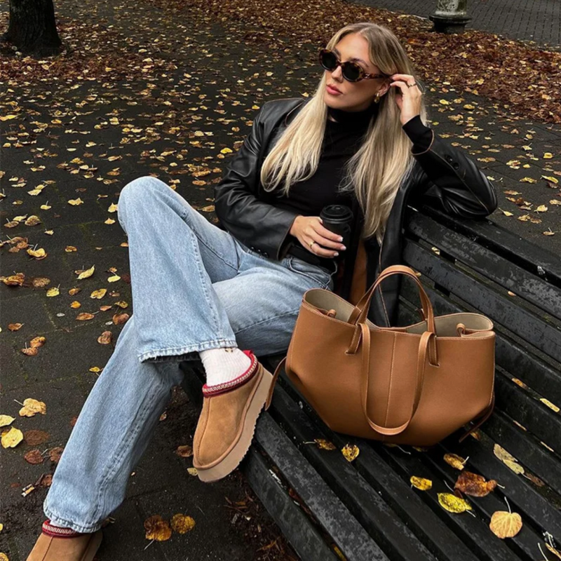 Stijlvolle Leren Tas voor Dames – Adeline