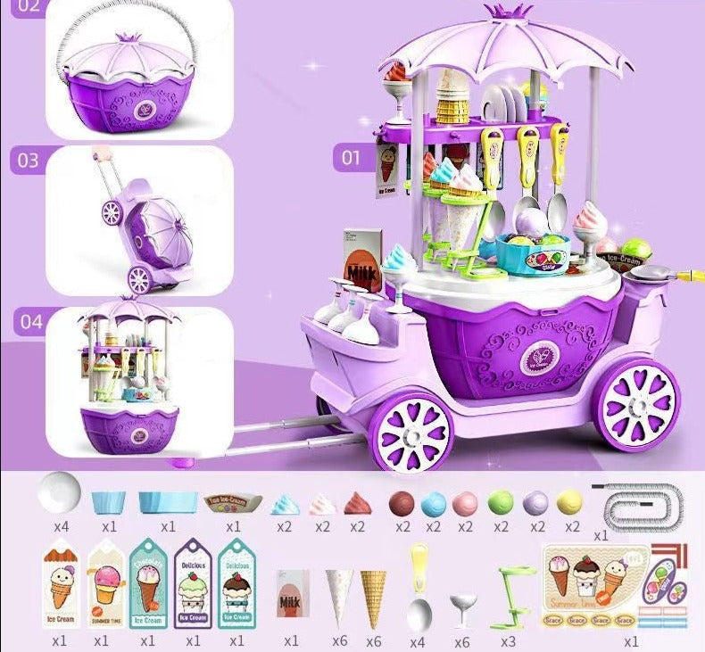 Candy Cart™ - Speelgoed Ijskar met Accessoires