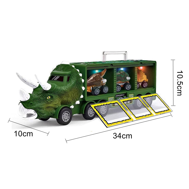 Dino Truck - Speelgoedvrachtwagen met Dino's en Effecten