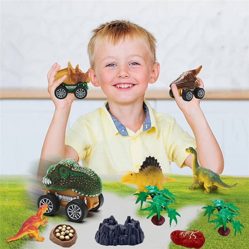 Dino Truck - Speelgoedvrachtwagen met Dino's en Effecten