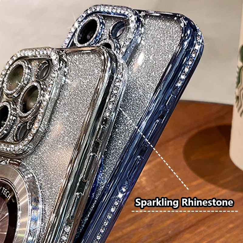 ✨GLINSTEREN DIAMANT-MAGNETRINGHULLE VOOR IPHONE