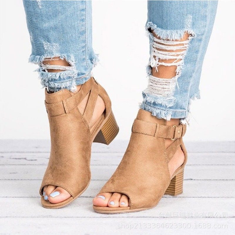 ⏳50% Korting💕Dames Retro Sandalen met Blokhak