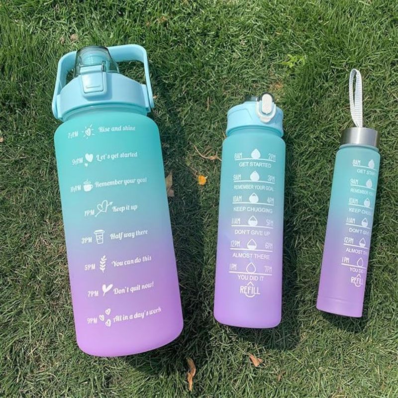 3-IN-1 Motivatie Waterfles