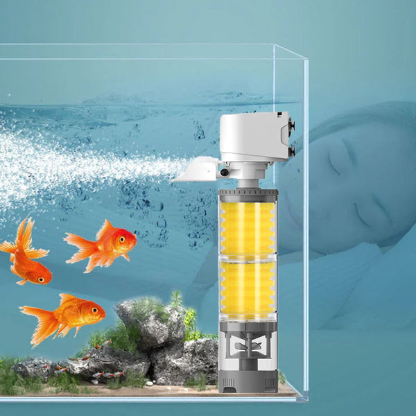 Stille elektrische aquariumfilter – AquaSilence