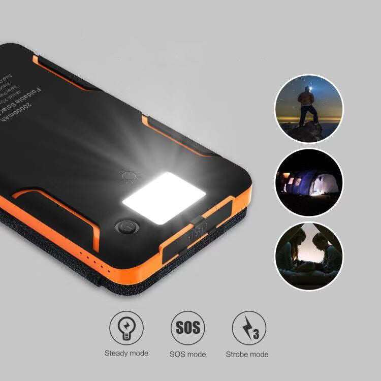 25000mAh Hoogwaardige Zonne-Powerbank - Snelladen