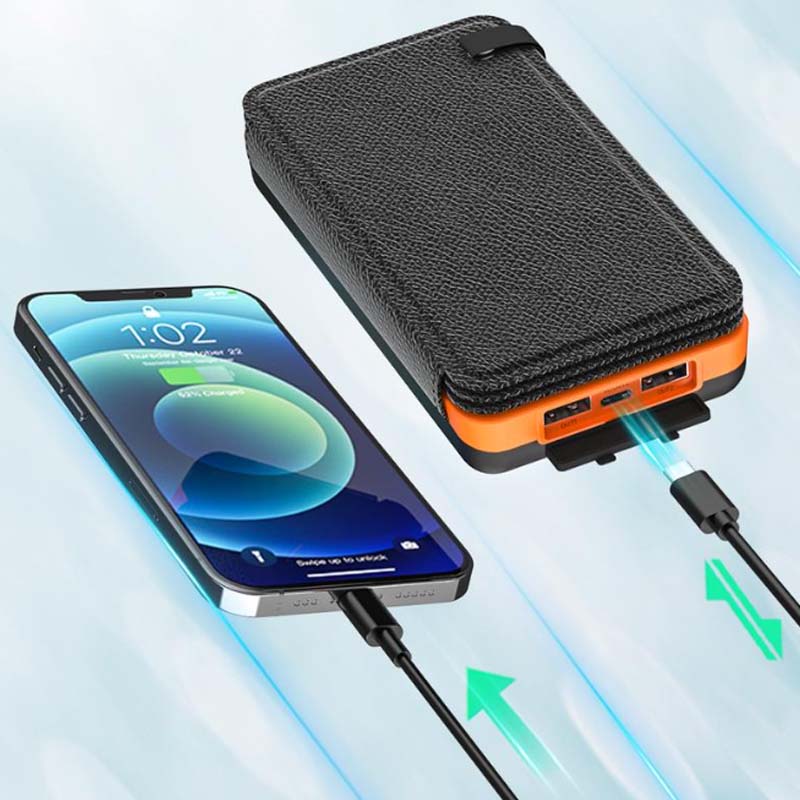 25000mAh Hoogwaardige Zonne-Powerbank - Snelladen