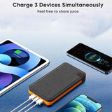 25000mAh Hoogwaardige Zonne-Powerbank - Snelladen