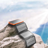 25000mAh Hoogwaardige Zonne-Powerbank - Snelladen