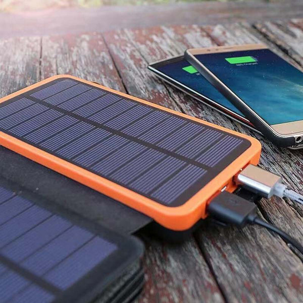 25000mAh Hoge Capaciteit Zonne Powerbank - Snelladen