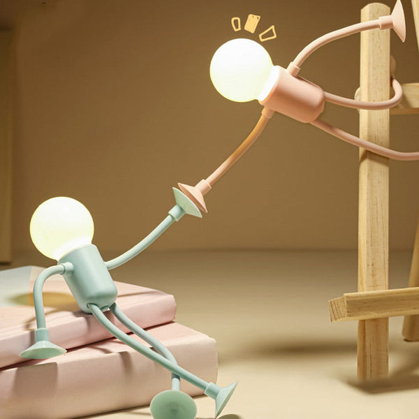 Flexibele Bureaulamp met Zuignap – Speelse en Verstelbare Verlichting voor Thuis of op het Werk