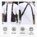 Diefstalveilige Heren Schoudertas – ShadowCarry Pro