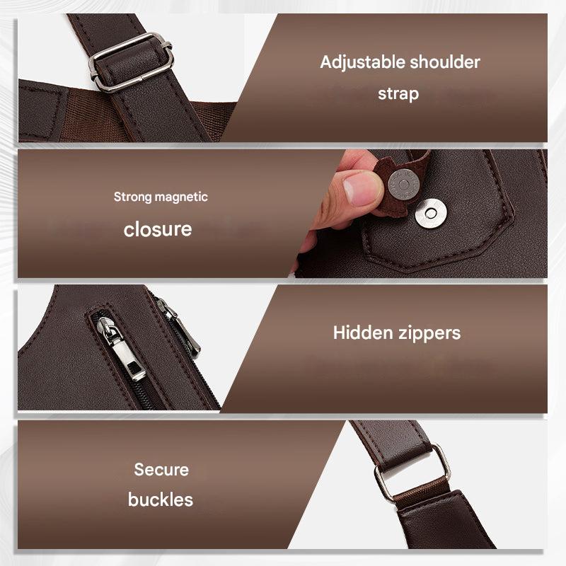 Diefstalveilige Heren Schoudertas – ShadowCarry Pro
