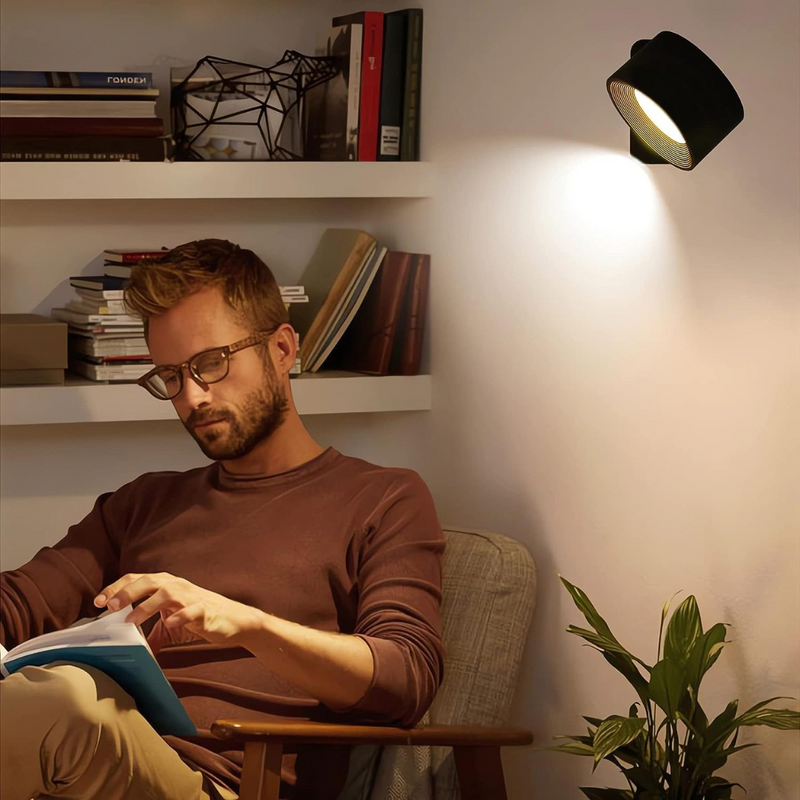 Draadloze 360° Oplaadbare LED Wandlamp