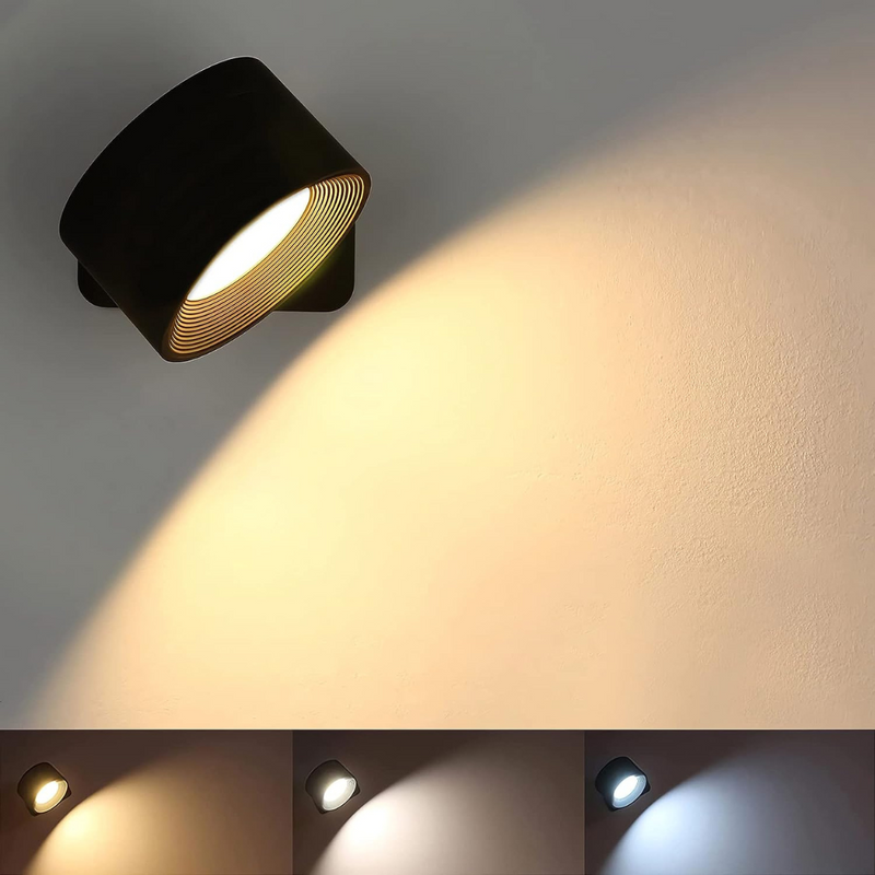 Draadloze 360° Oplaadbare LED Wandlamp