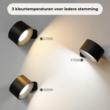 Draadloze 360° Oplaadbare LED Wandlamp