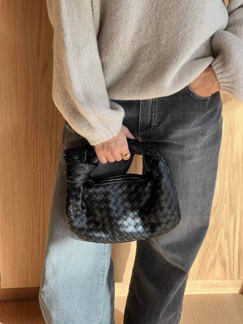 Geweven Mini Tas | Stijlvol & Veelzijdig - Ideaal Accessoire