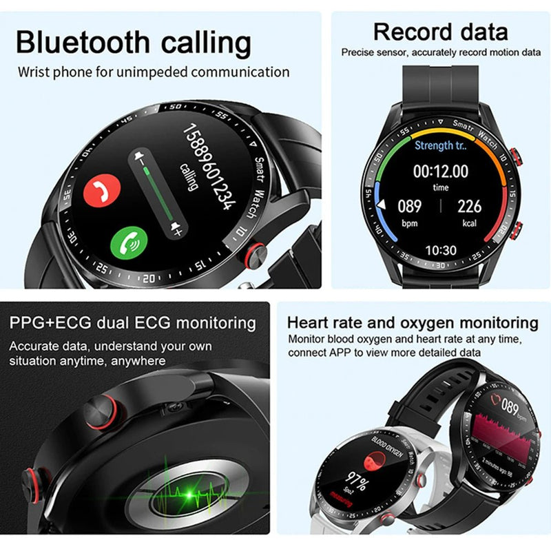GlucoseGuard Smartwatch - Pijnloze Glucosemeting & Gezondheid