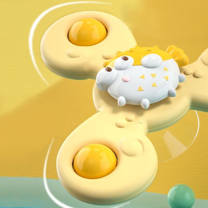 Kleurrijke Baby Draaiwiel met Zuignap – DraaiPlezier Mini