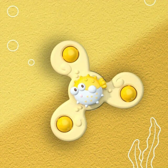 Kleurrijke Baby Draaiwiel met Zuignap – DraaiPlezier Mini