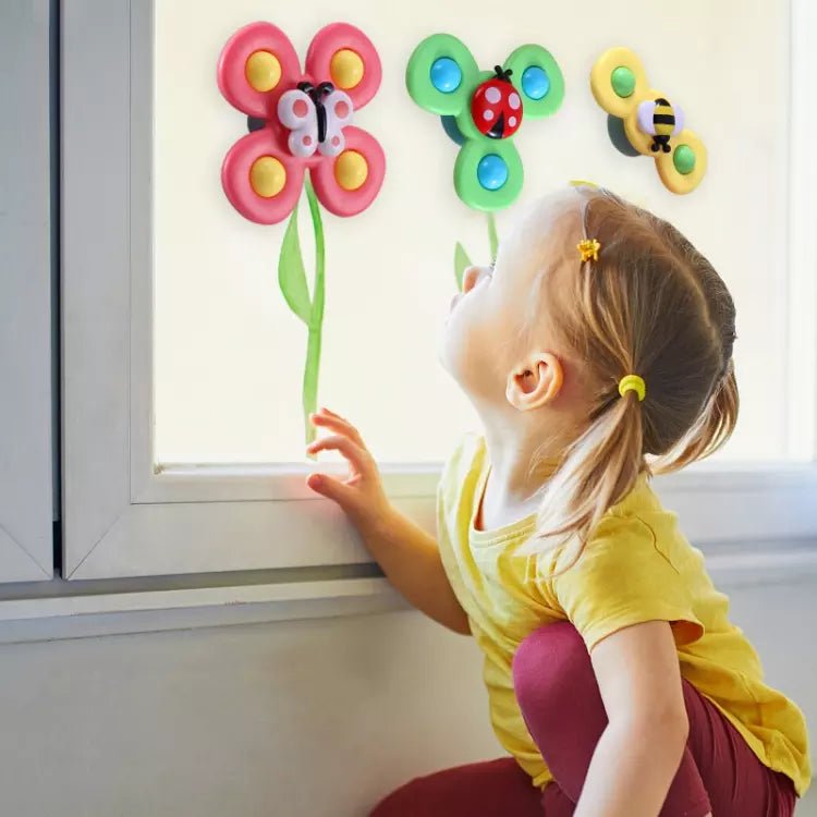 Zuignap Spinner Speelset van 3 - SpinFun