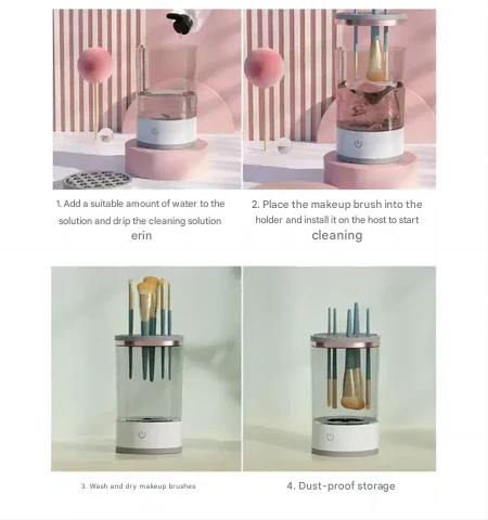 Automatische Make-up Penseelreiniger – Brusha