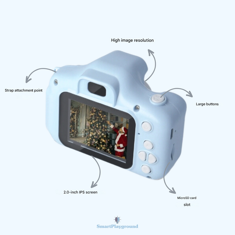 Kindercamera met foto- en video-opname – robuust & eenvoudig te bedienen