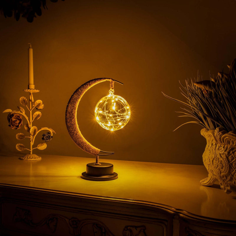 Betoverde Maanslamp – Zachte LED Maanlicht voor een Dromerige Sfeer