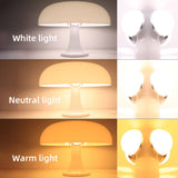 Minimalistische Paddenstoel Tafel Lamp – Scandinavisch Geïnspireerd LED Ontwerp met Dimming