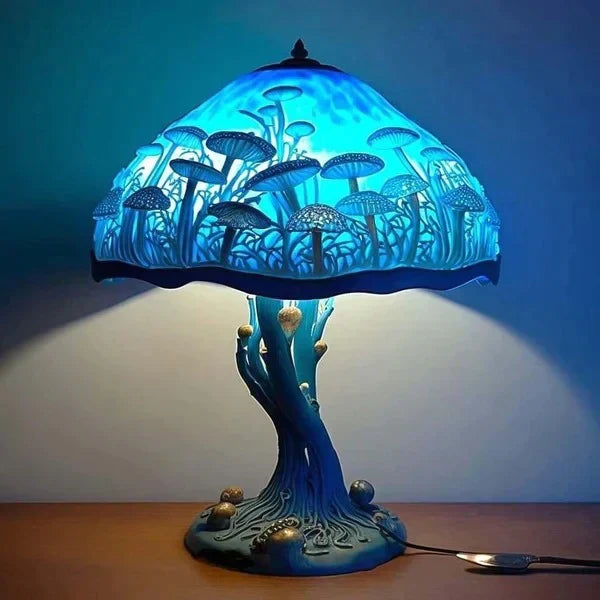 AuraLume Lamp - Betoverend Glas Ontwerp | Magische Sfeer