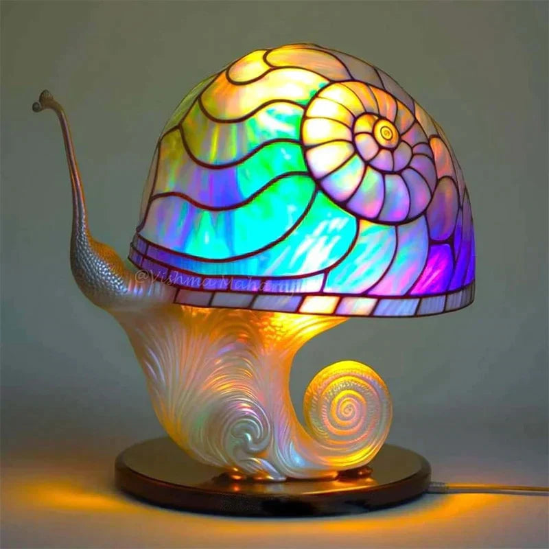 AuraLume Lamp - Betoverend Glas Ontwerp | Magische Sfeer