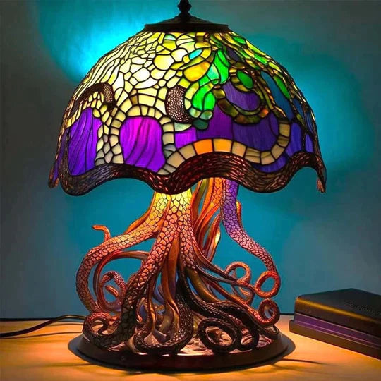 AuraLume Lamp - Betoverend Glas Ontwerp | Magische Sfeer