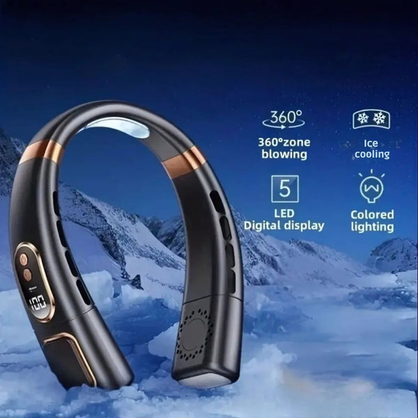 Froza – 360° Koelende Digitale Nekventilator
