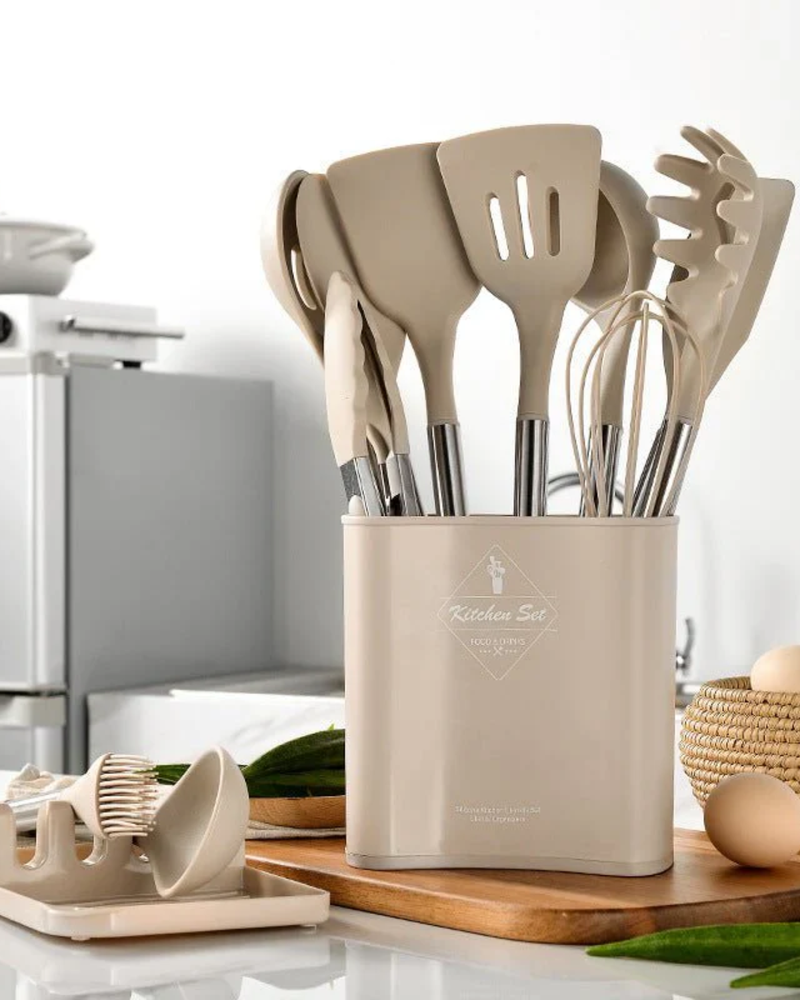 13-delige Nordic Silicone Keukengerei Set