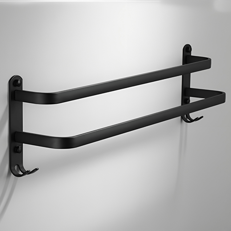 Badkamer Opbergplank - FlexRack Wandgemonteerd Handdoekhouder