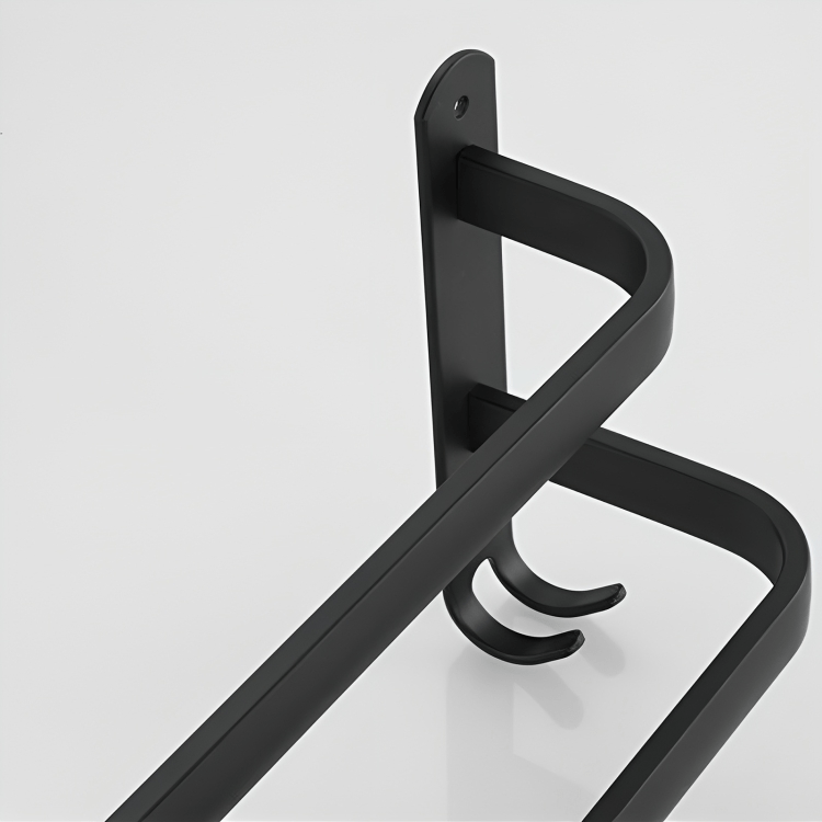 Badkamer Opbergplank - FlexRack Wandgemonteerd Handdoekhouder