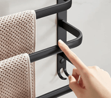 Badkamer Opbergplank - FlexRack Wandgemonteerd Handdoekhouder