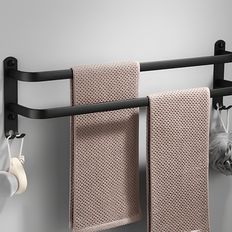 Badkamer Opbergplank - FlexRack Wandgemonteerd Handdoekhouder