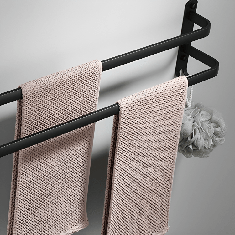 Badkamer Opbergplank - FlexRack Wandgemonteerd Handdoekhouder