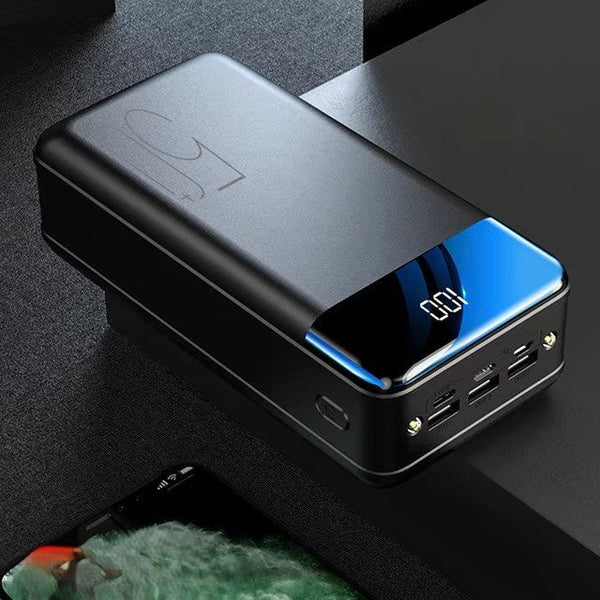 50.000mAh Power Bank - Snelle Oplading voor Telefoons & Tablets